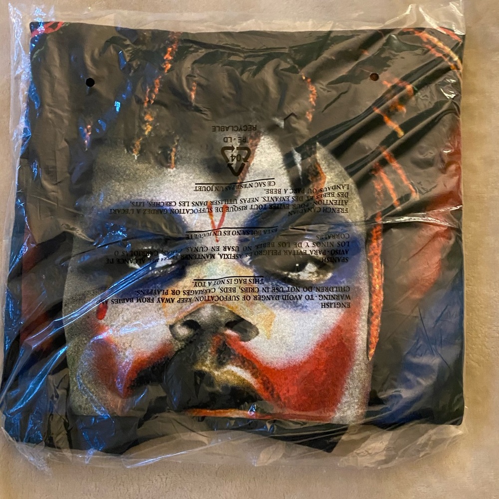 Vlone x juice world x Xo smile joker tee. Black. L